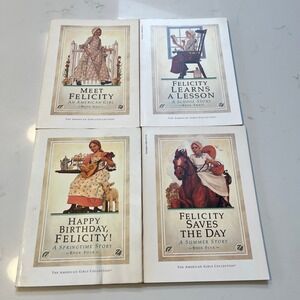 American Girl Felicity Books Set of 4 Pleasant Company Scholastic Valerie Tripp